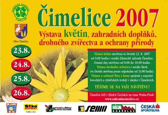 Plakát Čimelice 2007