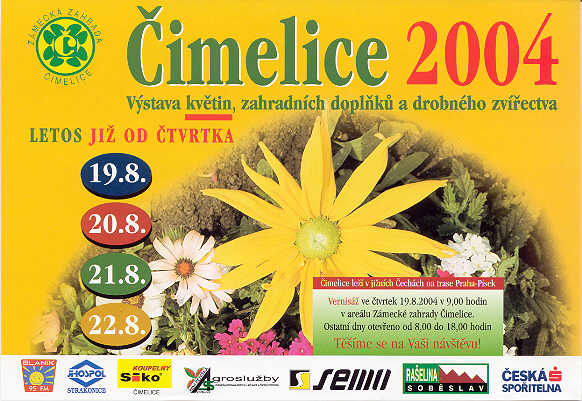 Plakát Čimelice 2004